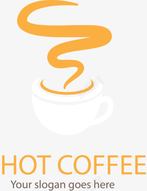 热咖啡的店铺LOGO图标图标