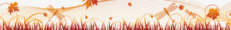 蜻蜓秋天的bannerpng免抠素材_88icon https://88icon.com banner 秋天 素材