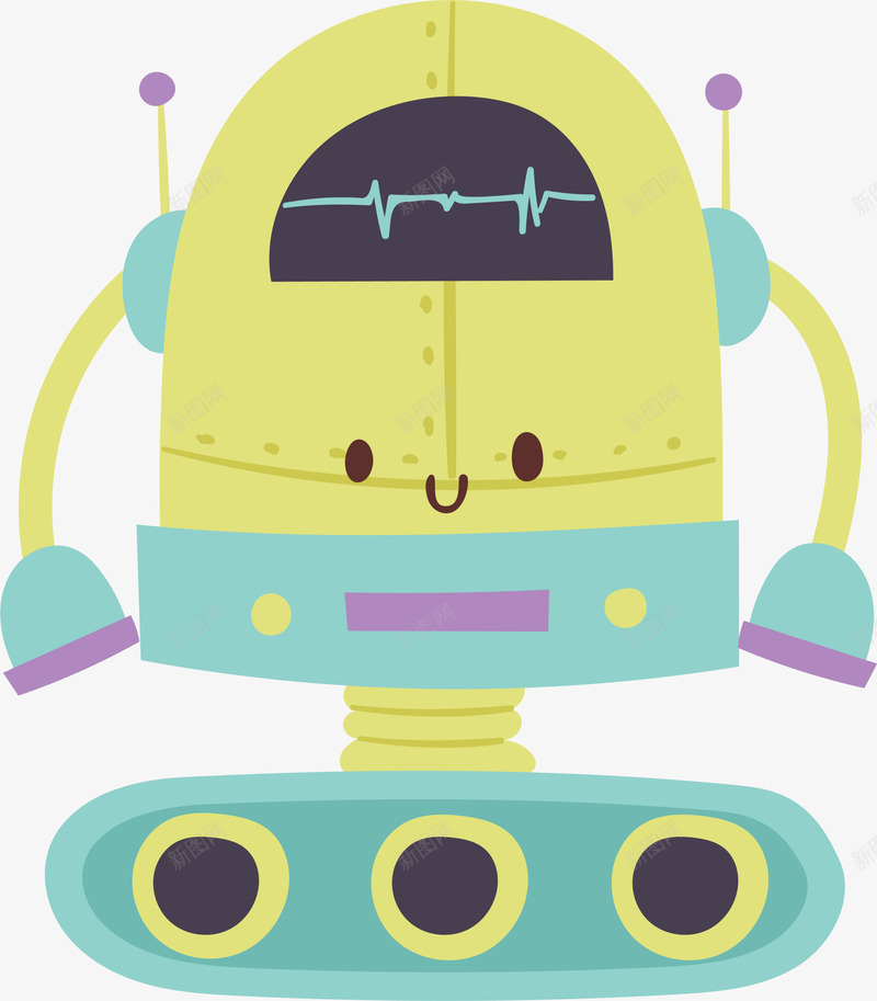 黄色卡通机器人png免抠素材_88icon https://88icon.com 卡通机械人 智能科技 未来科技 机械 玩具机器人 黄色机器人