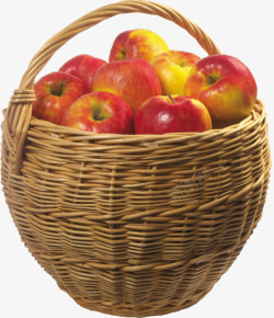 一篮子苹果素材