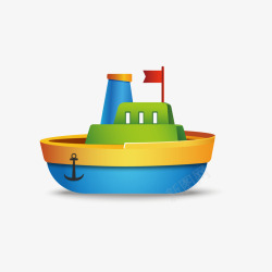 玩具轮船素材
