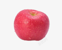 一个红彤彤的苹果素材