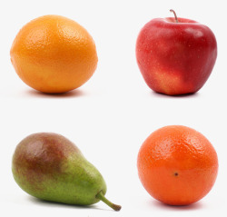 各种水果红苹果橙子素材