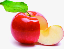 夏日海报活动红色苹果水果素材