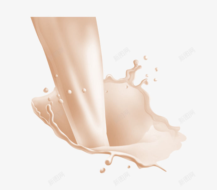 倒出的牛奶png免抠素材_88icon https://88icon.com 喷溅 奶 牛奶 矢量装饰 装饰