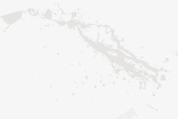白色喷溅墨水素材