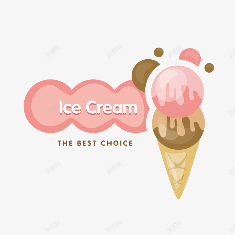 冷饮冰淇淋矢量图ai免抠素材_88icon https://88icon.com 冰淇淋 冷饮 夏季甜品 矢量图 装饰 食物 餐饮
