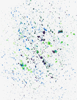 喷溅的颜料素材