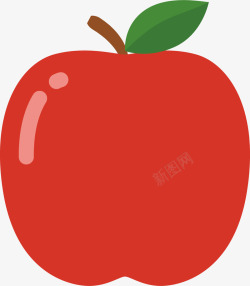 红苹果图案红苹果水果矢量图高清图片