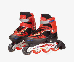 红色溜冰鞋素材