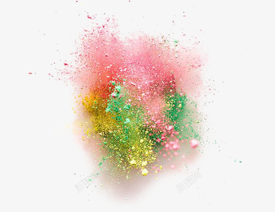 彩色喷溅水彩png免抠素材_88icon https://88icon.com 喷溅 墨水 水彩 油墨 油漆 破碎 粉色