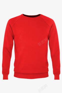 红色保暖衣服保暖内衣实物素材