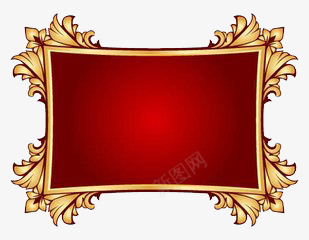 红色炫酷边框png免抠素材_88icon https://88icon.com 炫酷 红色 边框