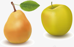 水果苹果装饰案矢量图素材