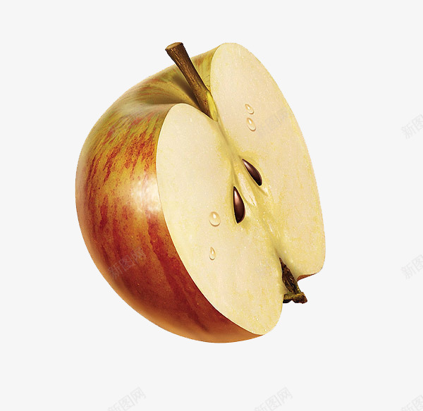 手绘超清晰的苹果png免抠素材_88icon https://88icon.com 切片 秋季 红色的 苹果 苹果籽
