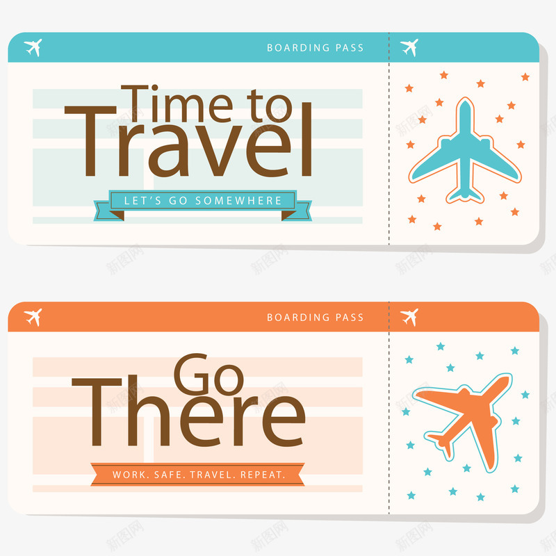 横幅与复古风格装饰矢量图ai免抠素材_88icon https://88icon.com 复古 横幅 装饰 风格 飞机 矢量图