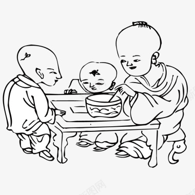 中国风龙凤矢量素材中国风古代插画图标图标