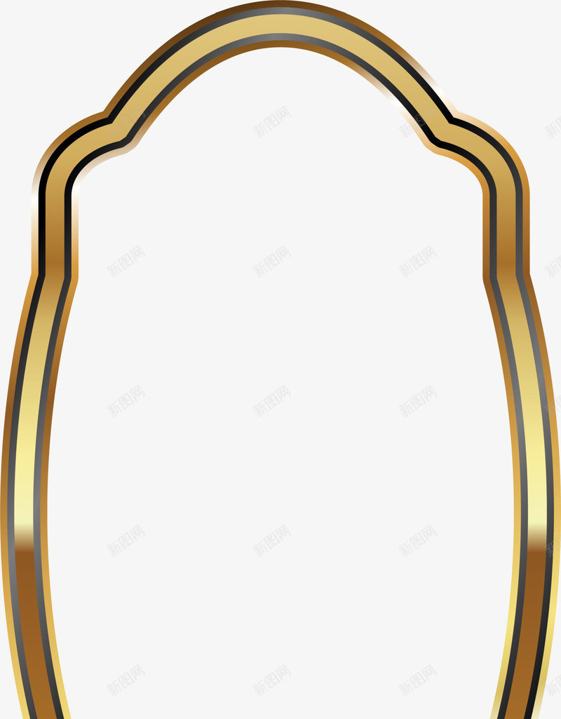 奢华金色边框png免抠素材_88icon https://88icon.com 大气边框 奢华边框 金色光晕 金色线条 金色边框 高贵