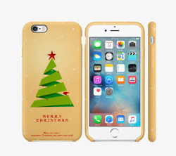 圣诞树苹果手机壳素材