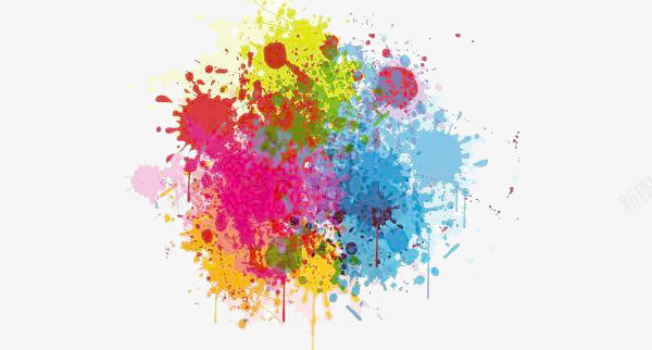 水彩喷溅图案png免抠素材_88icon https://88icon.com 喷溅 晕染 水彩