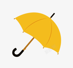 冬季雨伞矢量图素材