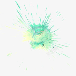 彩色喷溅油墨素材