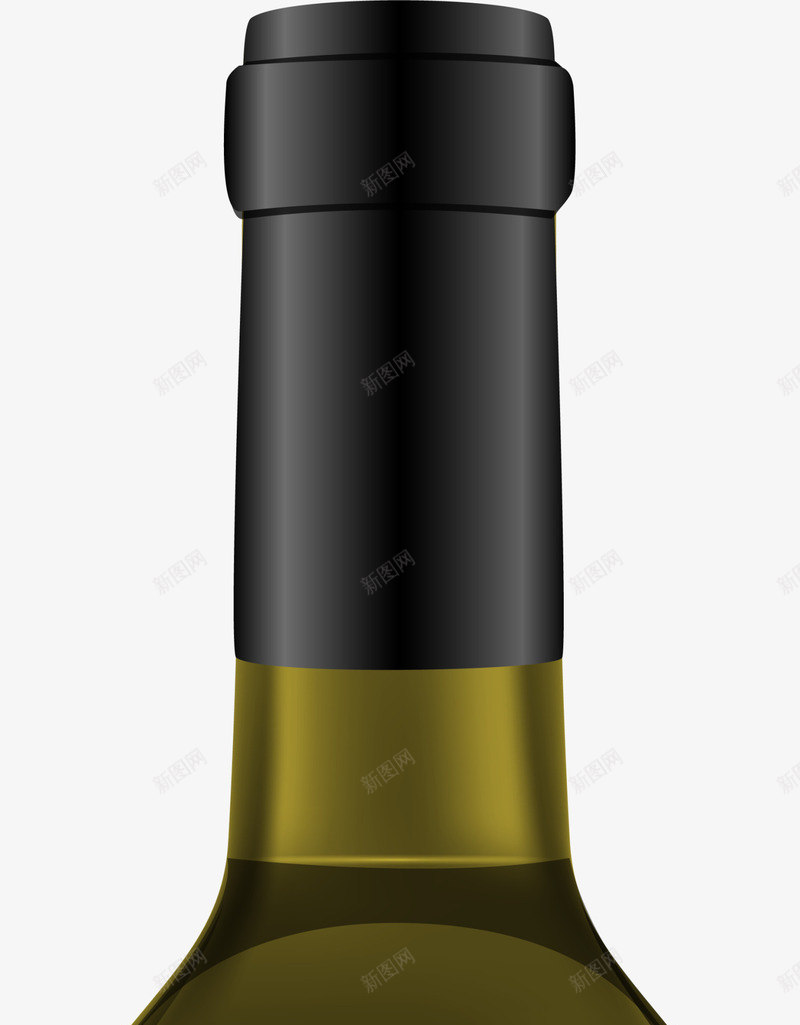 绿色橄榄油瓶子png免抠素材_88icon https://88icon.com 橄榄油瓶子 白色光晕 绿色瓶子 质感 酒水瓶子 黑色盖子