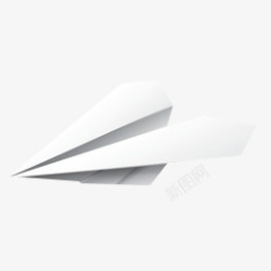 飞翔中的纸飞机素材