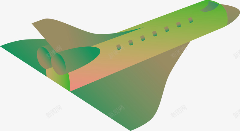 绿色的游戏创意战机矢量图ai免抠素材_88icon https://88icon.com 中国战机 卡通 游戏创意战机 游戏战机 绿色 雷霆战机 飞机战机 矢量图