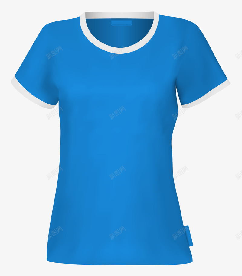 蓝色T恤png免抠素材_88icon https://88icon.com T恤 T恤矢量图 t恤 夏季 夏季服装 服装 短袖 短袖衬衫 纯色t恤 衬衫