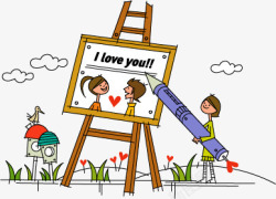 儿童卡通插画素材