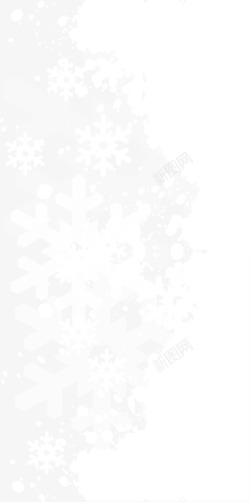 冬季雪花素材