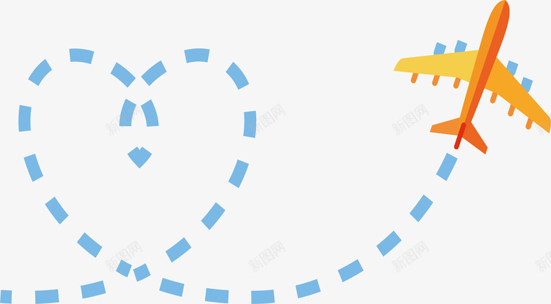 飞机尾气爱心拼图矢量图ai免抠素材_88icon https://88icon.com 尾气 拼图 爱心拼图 矢量png 飞机尾气 黄色飞机 矢量图