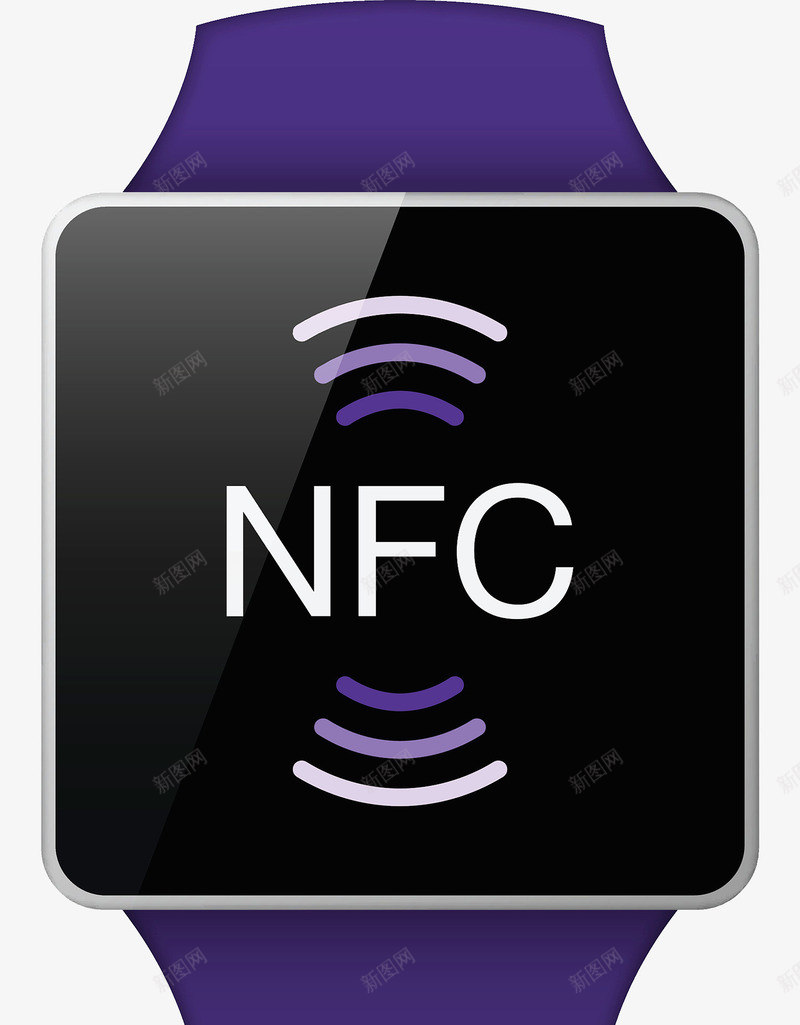 NFC互联系统png免抠素材_88icon https://88icon.com NFC互联系统 智能设备 科技互联 苹果手表