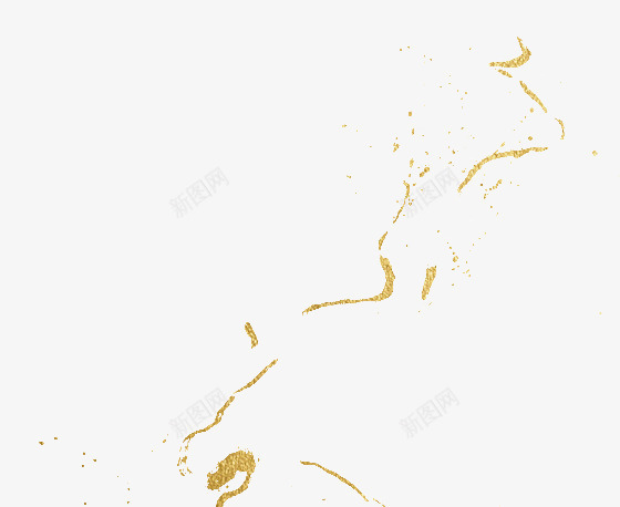 喷溅的金色颜料png免抠素材_88icon https://88icon.com 喷溅的颜料 背景装饰 金色 颜料