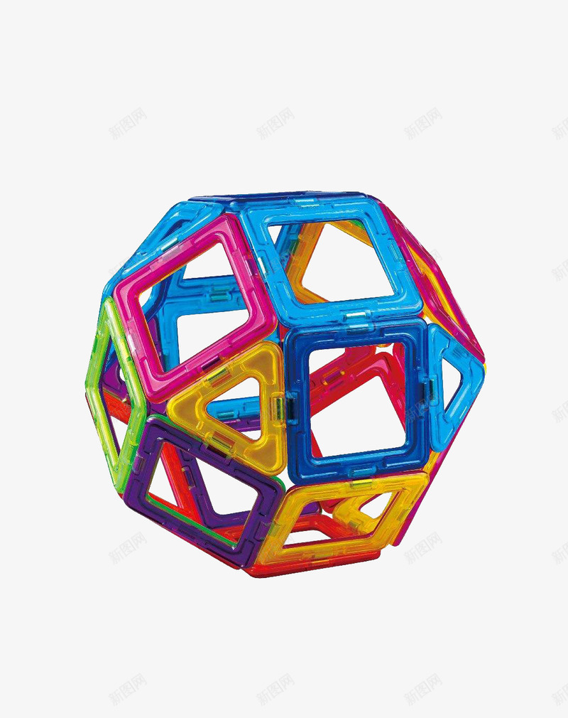 实物磁力片png免抠素材_88icon https://88icon.com 儿童玩具 免抠素材 免费 免费下载 磁力 磁力片 装饰素材
