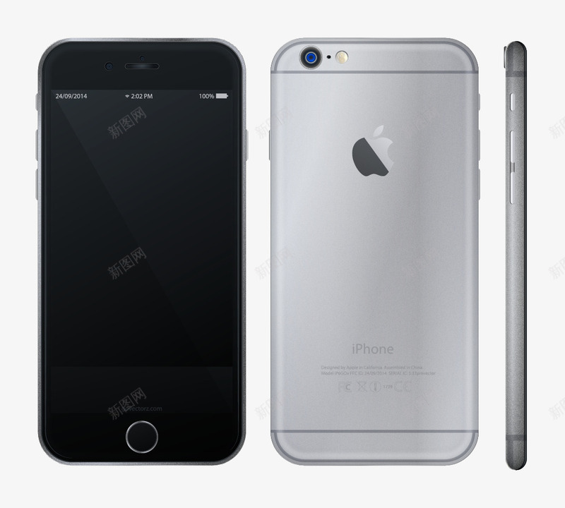 iPhone银色版png免抠素材_88icon https://88icon.com iPhone8 iphone8 手机 智能电话 苹果 苹果手机 银色