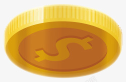 包金币收藏店铺送金币扁平化金币堆矢量图高清图片