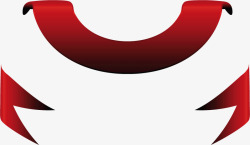 红色边框纹理素材