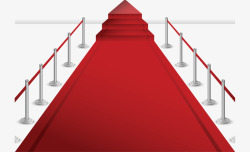 梯台舞台红地毯矢量图高清图片