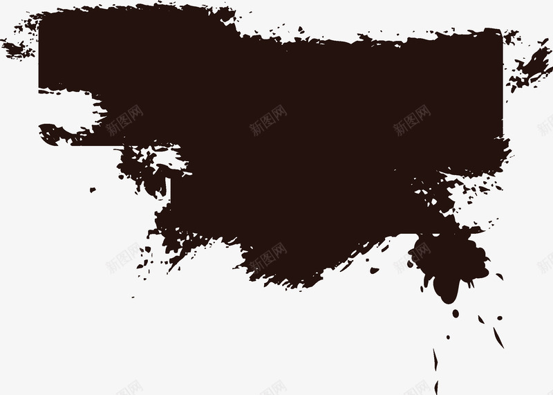 水墨笔刷png免抠素材_88icon https://88icon.com 喷溅 墨水 水墨 水彩 油墨 油漆 笔刷