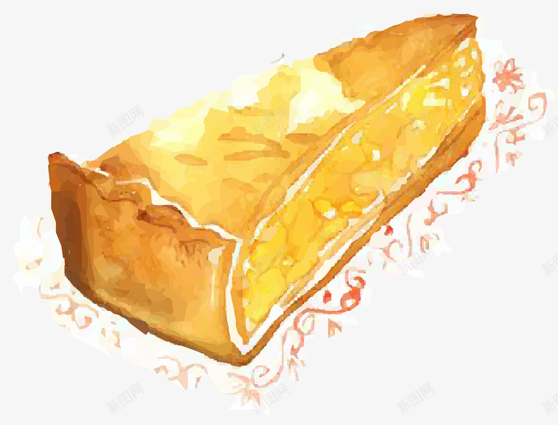 立体蛋糕苹果派png免抠素材_88icon https://88icon.com 卡通苹果派 外国点心 点心 矢量苹果派 立体风格 美味苹果派 蛋糕