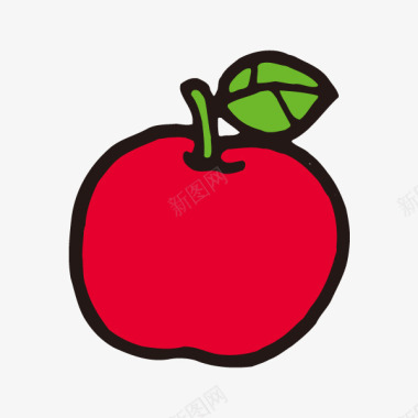 红色苹果卡通苹果图标图标
