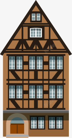 欧式建筑房屋素材