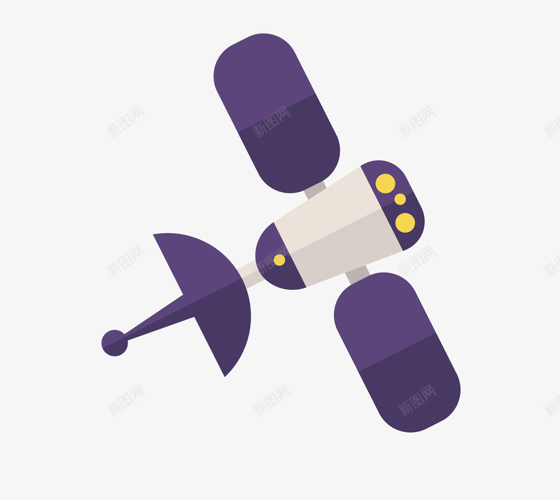 紫色的卡通飞机矢量图ai免抠素材_88icon https://88icon.com 卡通飞机 矢量素材 紫色 飞机 矢量图