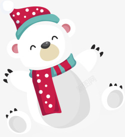 冬季小熊白色小熊高清图片