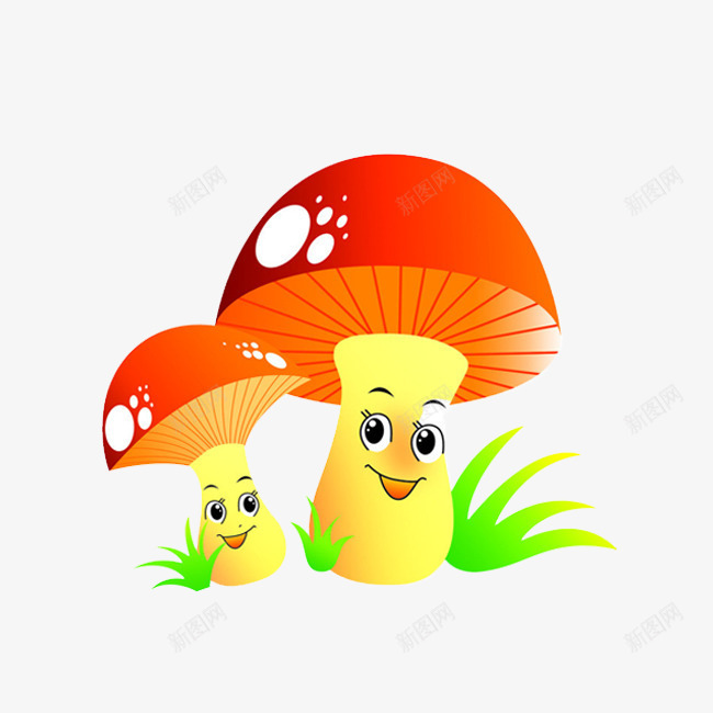 简约卡通蘑菇png免抠素材_88icon https://88icon.com 卡通蘑菇头 彩色蘑菇头 植物 渐变 简约图案 表情 食物 香菇组合