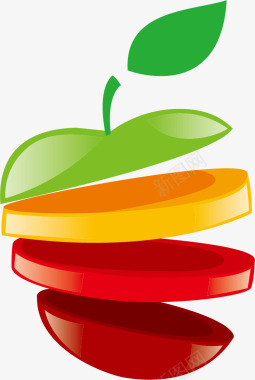 苹果创意苹果矢量图图标图标