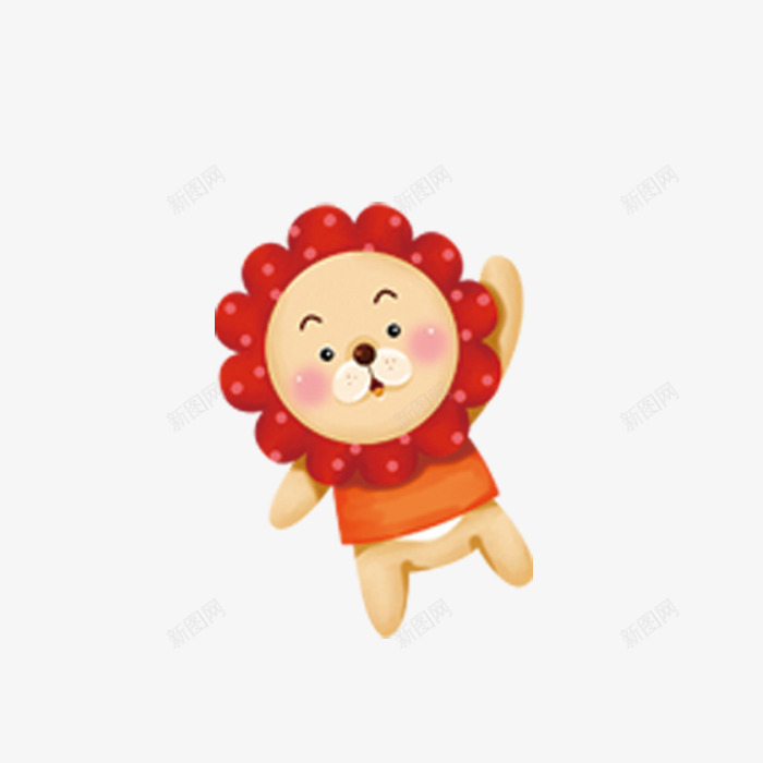 卡通狮子png免抠素材_88icon https://88icon.com 卡通 毛绒玩具 狮子