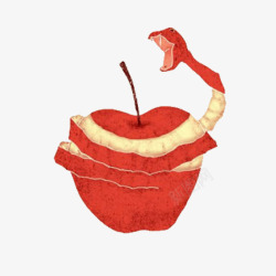 苹果红蛇素材